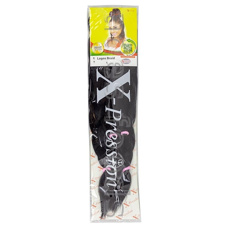 X-Pression/Xpression Lagos Ultra Braid Pre-Stretched Braiding Hair