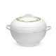 Ambient Casserole Insulated Food Warmer Round Thermal Hot Pot White 8Ltrs (1149)