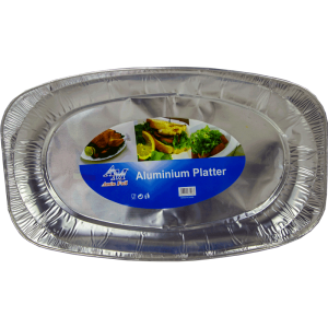Amin Aluminium Silver Platter 22" 1"