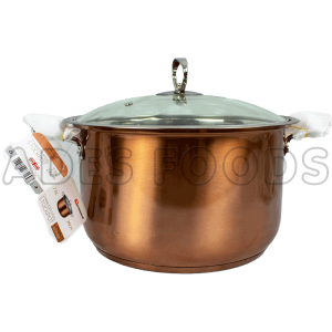 SQ Professional Stainless Steel Gems Range Axinite Stock Pot - 26 cm(7710)